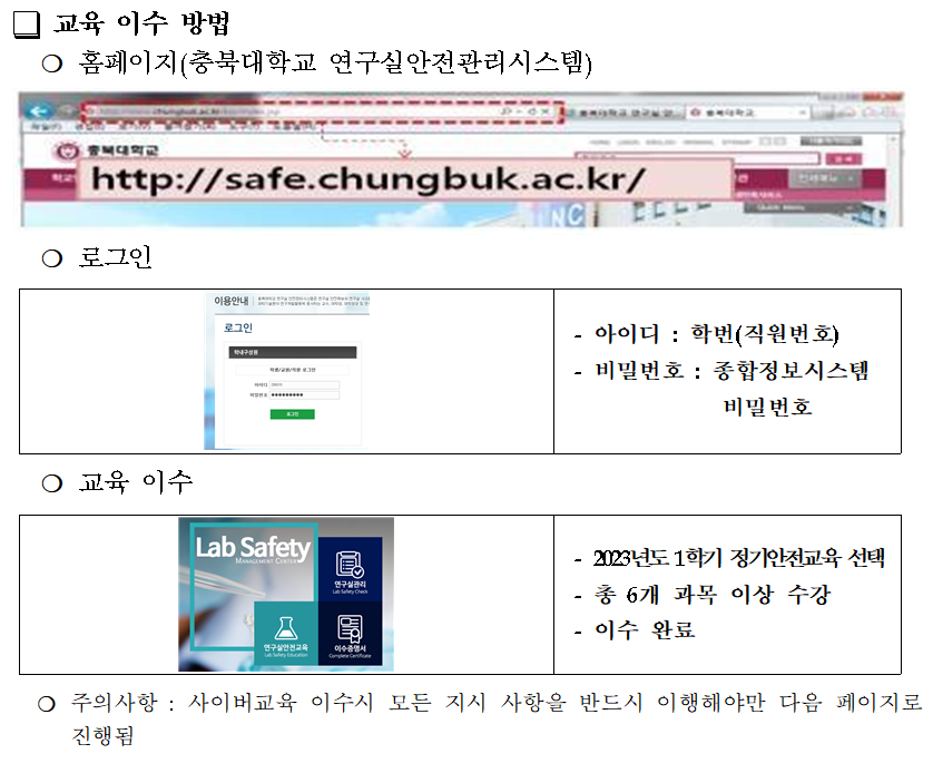 (★필수) 2025년 1학기 연구활동종사자 정기교육 이수 안내  이미지